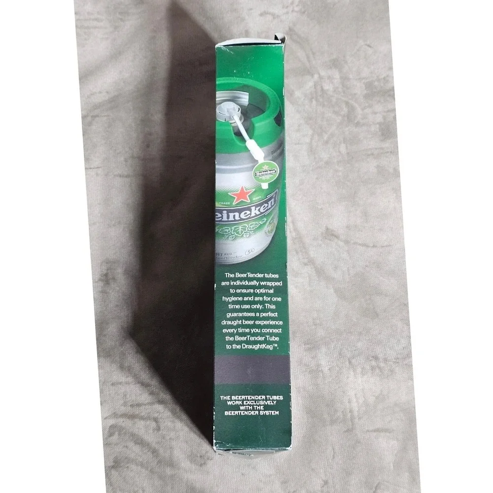 Krups Heineken BeerTender Tubes (6 Pack) for DraughtKeg System Replacement Parts